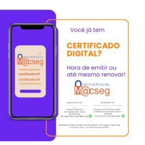 Certificado Digital é na MacSeg